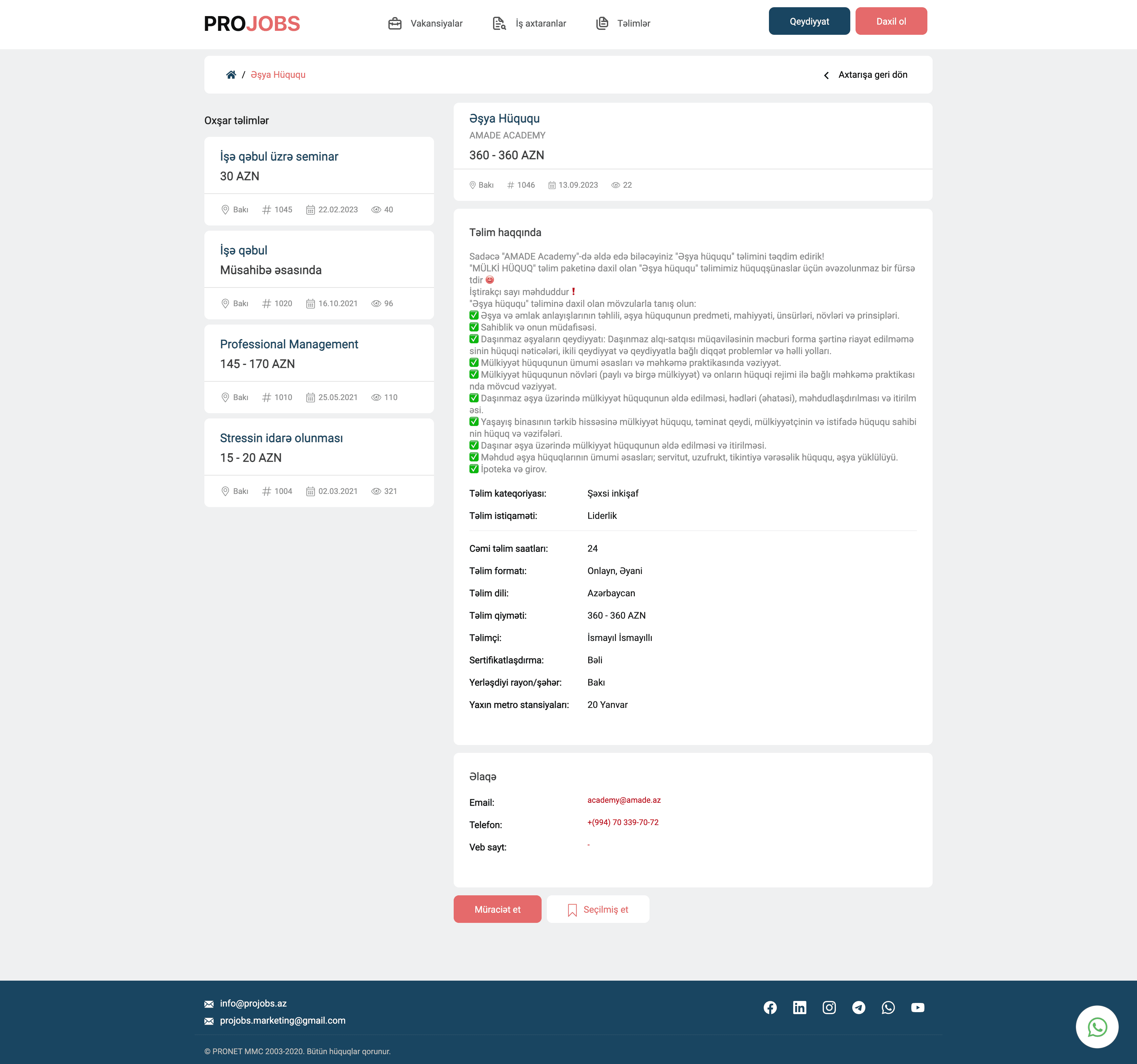 Job Searching Platform - Job Details